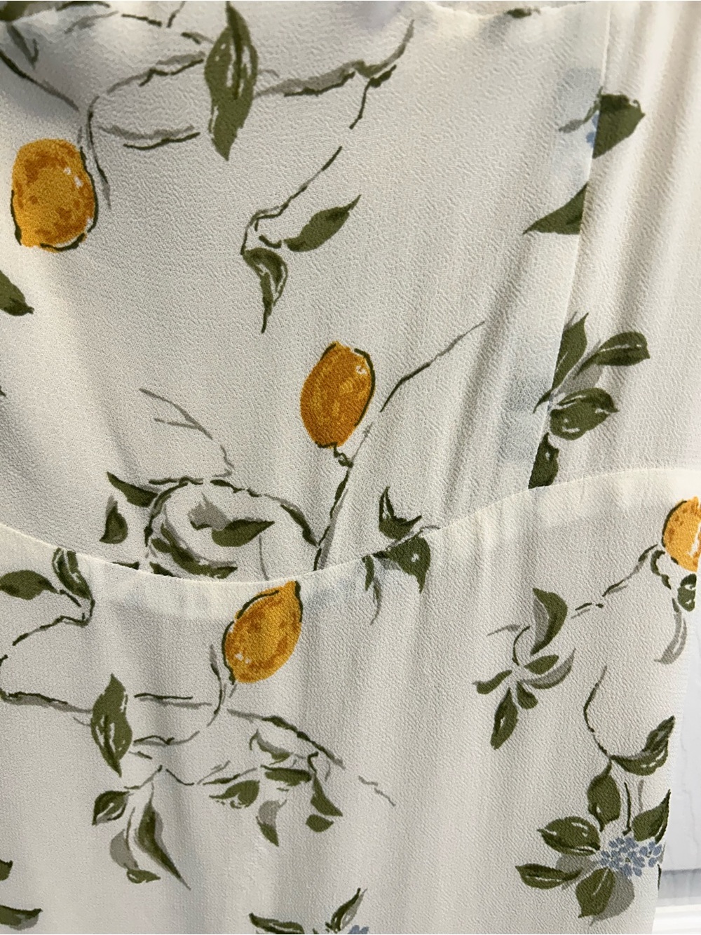 Reformation Christine Citron Mini Dress with Lemon Print - Picture 4 of 13